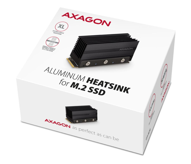 Axagon Chłodnica aluminiowa pasywna do dysku M.2 SSD - 1185577 - zdjęcie 3